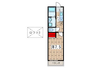 メゾンときわ堀ノ内の物件間取画像